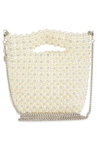 Dolce Vita Slouchy Faux Pearl Shoulder Bag