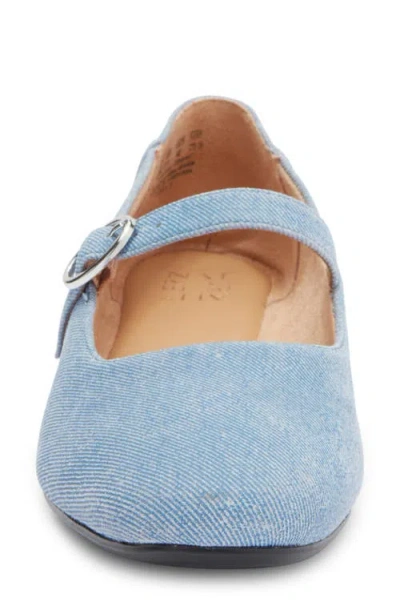 Naturalizer Kelly Chain Mary Jane Flat In Blue