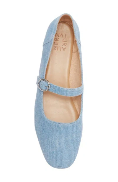 Naturalizer Kelly Chain Mary Jane Flat In Blue