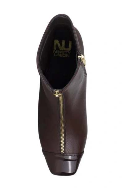 Ninety Union Elite Zip Block Heel Bootie