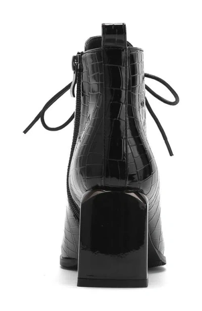 Ninety Union Fantastic Lace Up Boot In Black