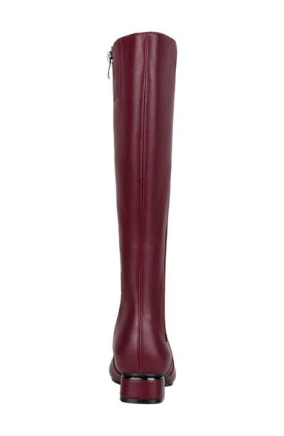Ninety Union Eva Knee High Boot In Burgundy