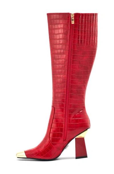 Ninety Union Jada Metal Cap Toe Tall Boot
