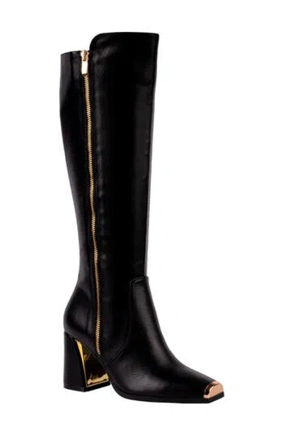 Ninety Union Link Nipped Toe Knee High Boot