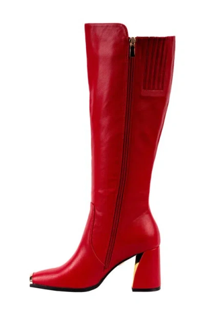 Ninety Union Link Nipped Toe Knee High Boot