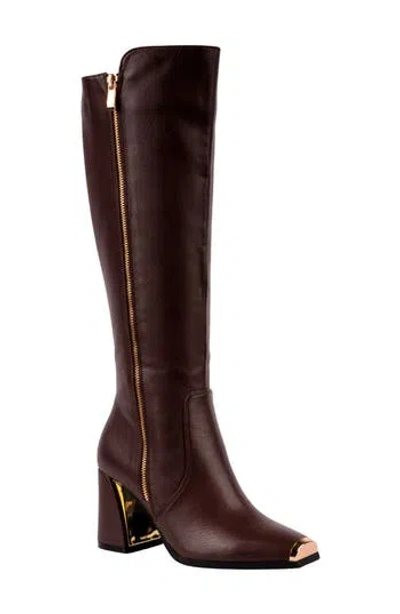 Ninety Union Link Nipped Toe Knee High Boot