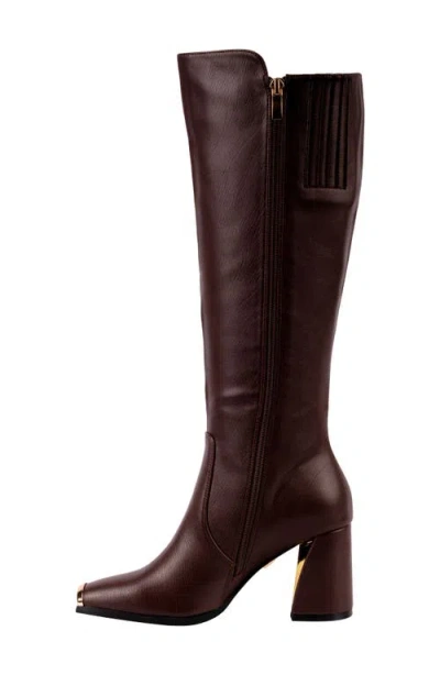 Ninety Union Link Nipped Toe Knee High Boot