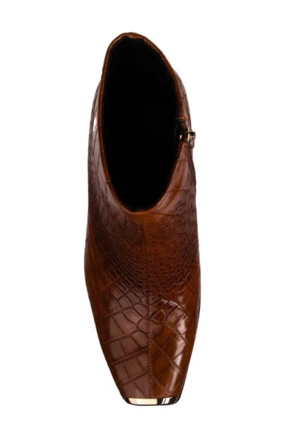 Ninety Union Lima Croc Embossed Boot