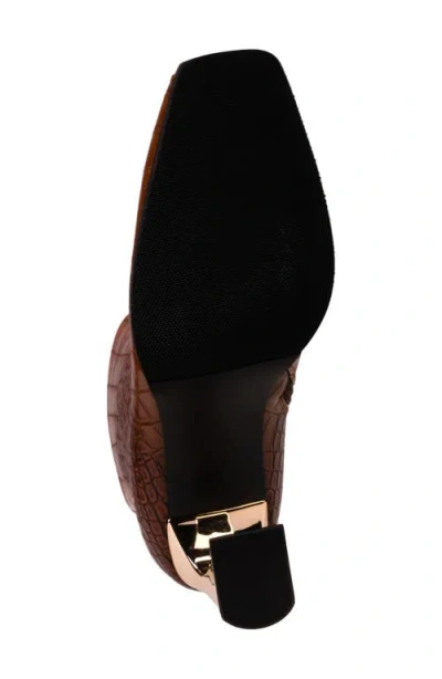 Ninety Union Lima Croc Embossed Boot