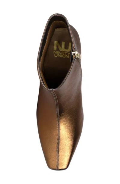 Ninety Union Napoli Fluted Block Heel Boot