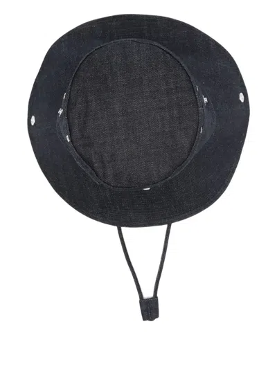 Jacquemus Cotton Hats In Black