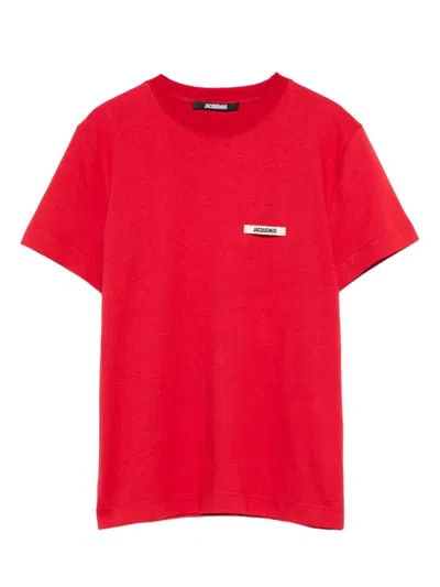 Jacquemus Round Neck Short Sleeve T-shirt