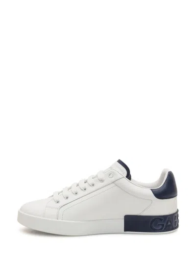 Dolce & Gabbana Sneakers From The Portofino Line In Calfskin