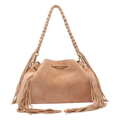 Jimmy Choo Medium Cinch Suede Bucket Bag