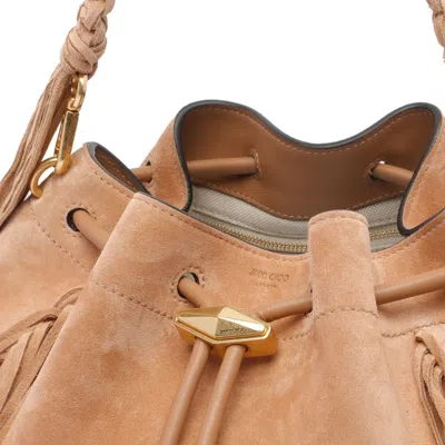 Jimmy Choo Medium Cinch Suede Bucket Bag