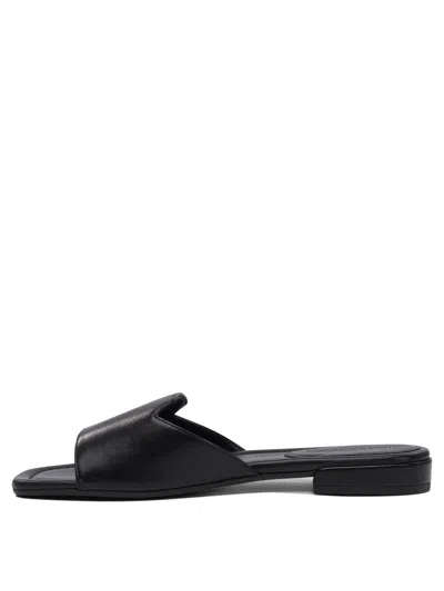 Jimmy Choo Dina Flat Leather Sandals