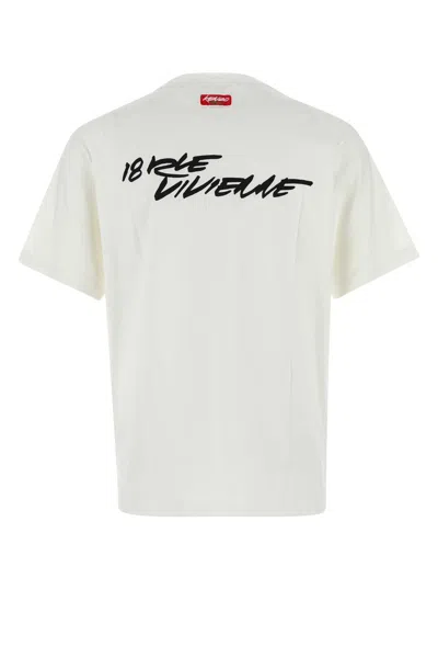 Kenzo X Futura 2000 Cotton T-shirt In White