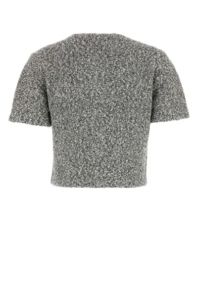 Tory Burch Two-tone Stretch Tweed Cardigan