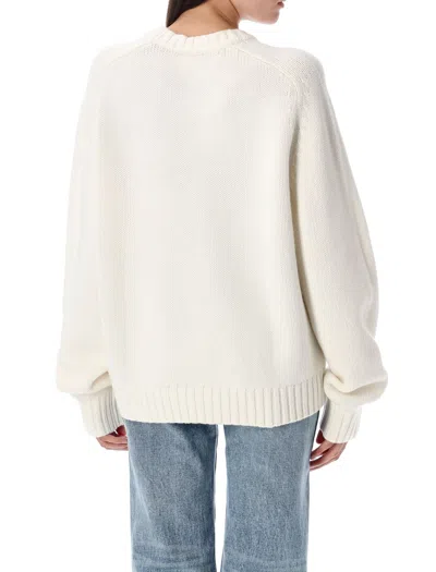 Khaite Mae Cashmere Sweater In Neutral