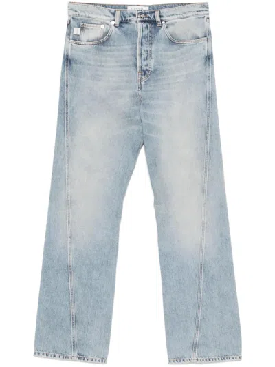 Lanvin Jeans With Stitching Detail In Blue