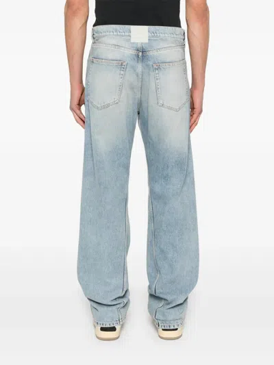 Lanvin Jeans With Stitching Detail In Blue