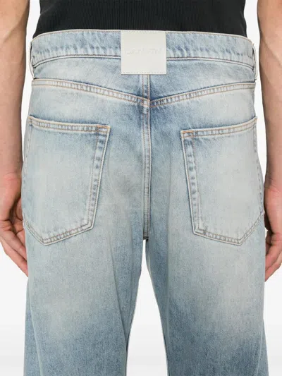 Lanvin Jeans With Stitching Detail In Blue