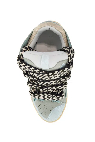 Lanvin Curb Sneakers In Blue