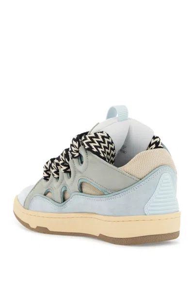 Lanvin Curb Sneakers In Blue