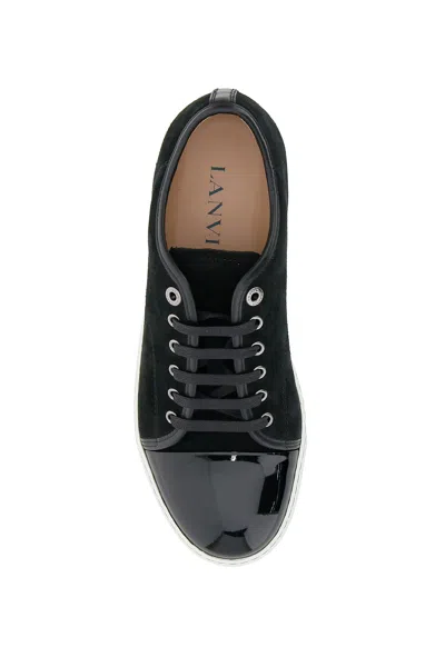 Lanvin Dbb1 Lace-up Sneakers In Black