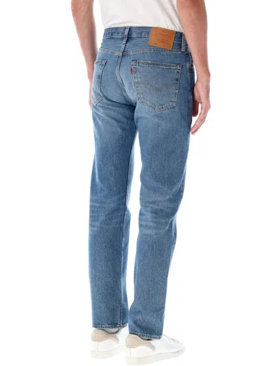 Levi's Blue Cotton Denim 501 Jeans