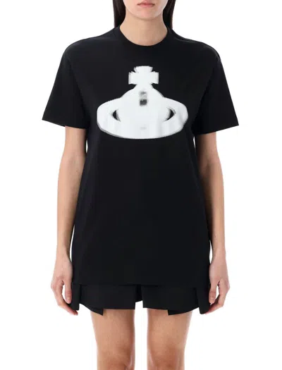 Vivienne Westwood Halftone Orb Classic T-shirt In Black