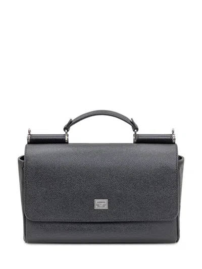 Dolce & Gabbana Dolce&gabbana Men Sicily Handbag In Black