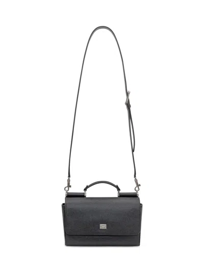 Dolce & Gabbana Dolce&gabbana Men Sicily Handbag In Black