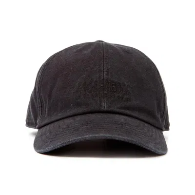 Mm6 Maison Margiela Logo Cotton Cap In Brown
