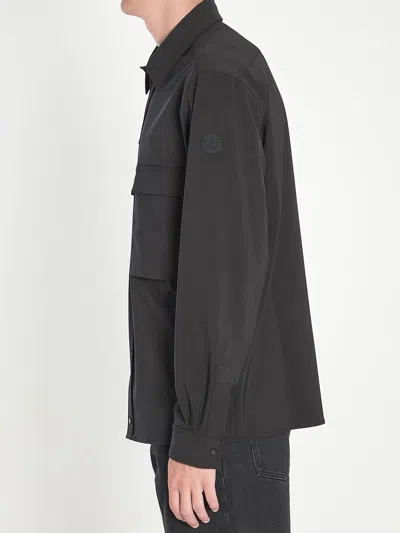 Moncler Long-sleeve Shirt In Gray