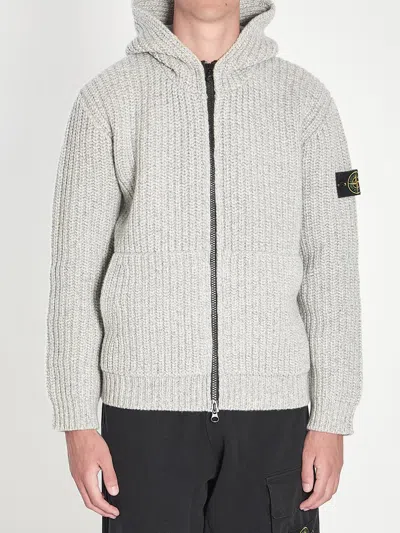 Stone Island Fisherman Sweater In Gray