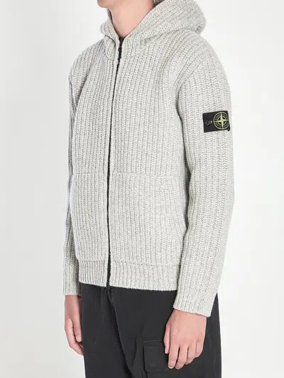 Stone Island Fisherman Sweater In Gray