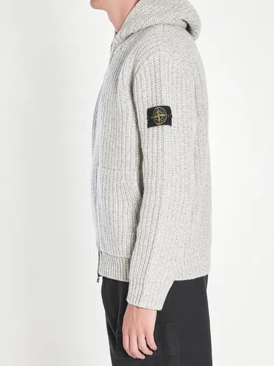 Stone Island Fisherman Sweater In Gray