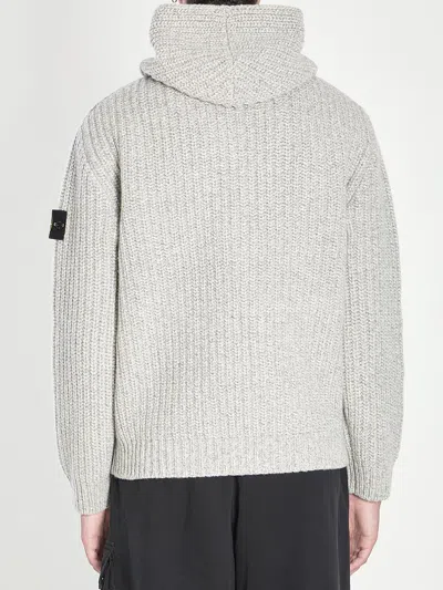 Stone Island Fisherman Sweater In Gray