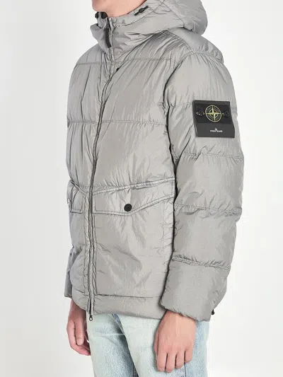 Stone Island Crinkle Reps Ny Puffer Jacket In Gray