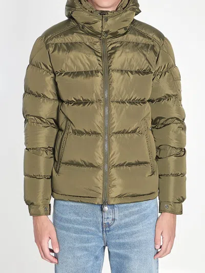 Moncler Men Maya Recycled Nylon Jacket In Green