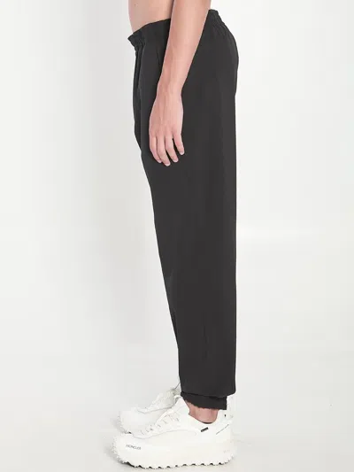 Moncler Elasticated-waistband Track Pants In Black