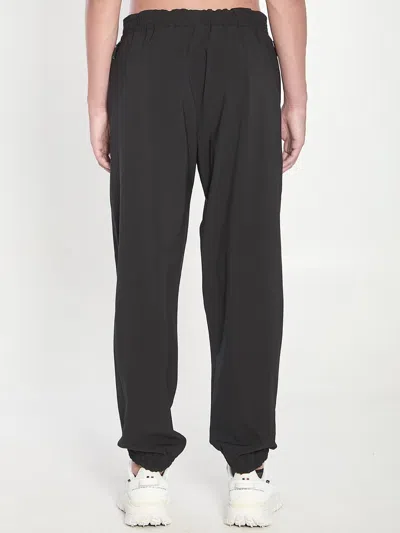 Moncler Elasticated-waistband Track Pants In Black