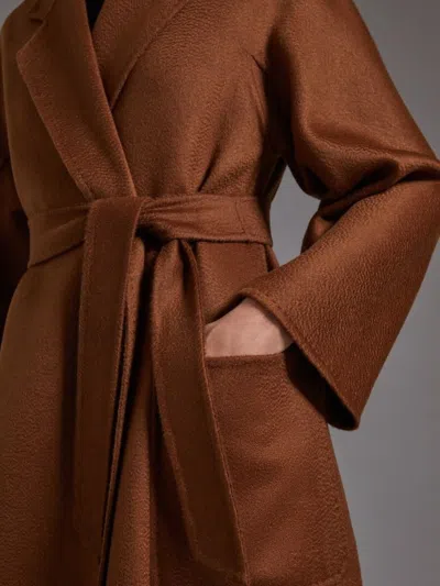 Max Mara Ludmilla Coat In Brown