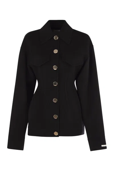 Sportmax Max Mara  Egeo - Tight-fitting Wool Caban