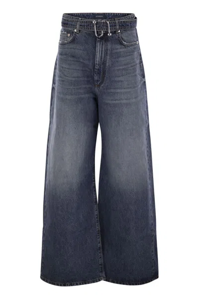 Sportmax Max Mara  Procida Denim Trouser Navy