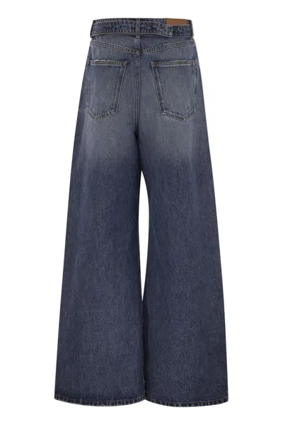Sportmax Max Mara  Procida Denim Trouser Navy