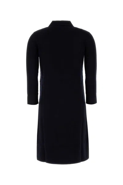 Max Mara Midnight Blue Viscose Blend Dress