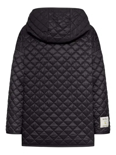 Max Mara The Cube Hooded Jacket With Quilted Pattern