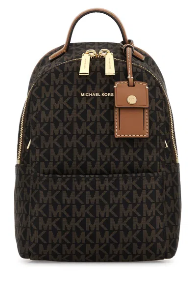 Michael Michael Kors Printed Canvas Backpack